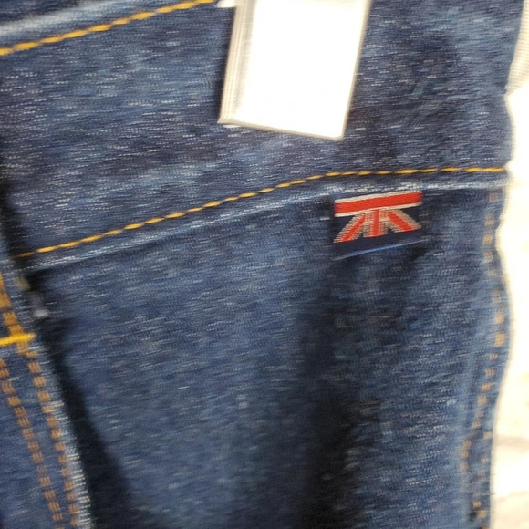 Vintage 80s Ribcage High Waist Jeans Pleated Waist  Taper Leg Cotton Size 12 - Picture 5 of 13